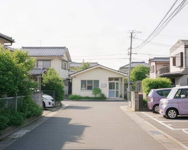 茨城県つくば市の相談窓口周辺と道路の様子